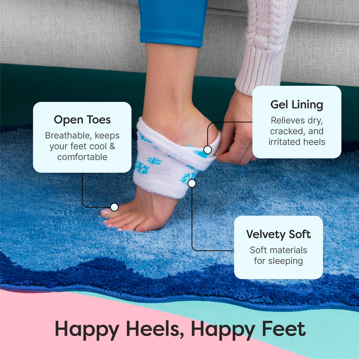 Gift-ready ZenToes spa socks for pampering