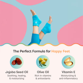 Vitamin E, jojoba and olive oil infused gel for deeper hydration