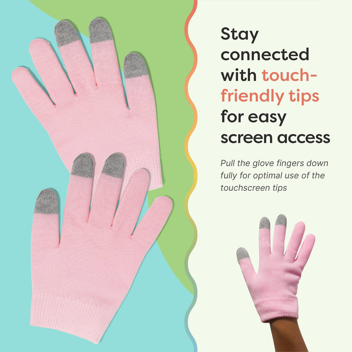 ZenToes dry-skin care gloves help maintain moisture while you sleep.