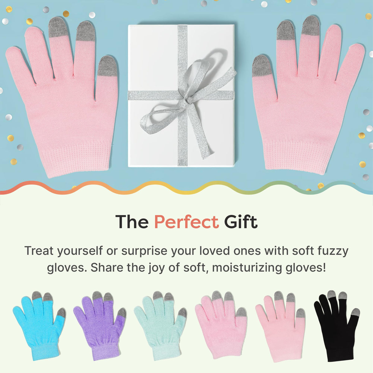 ZenToes pampering gift gloves fit for self-care gift sets.