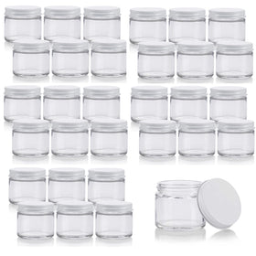 Zentriqlla 2oz glass jar with lid for spice storage and quick visibility.