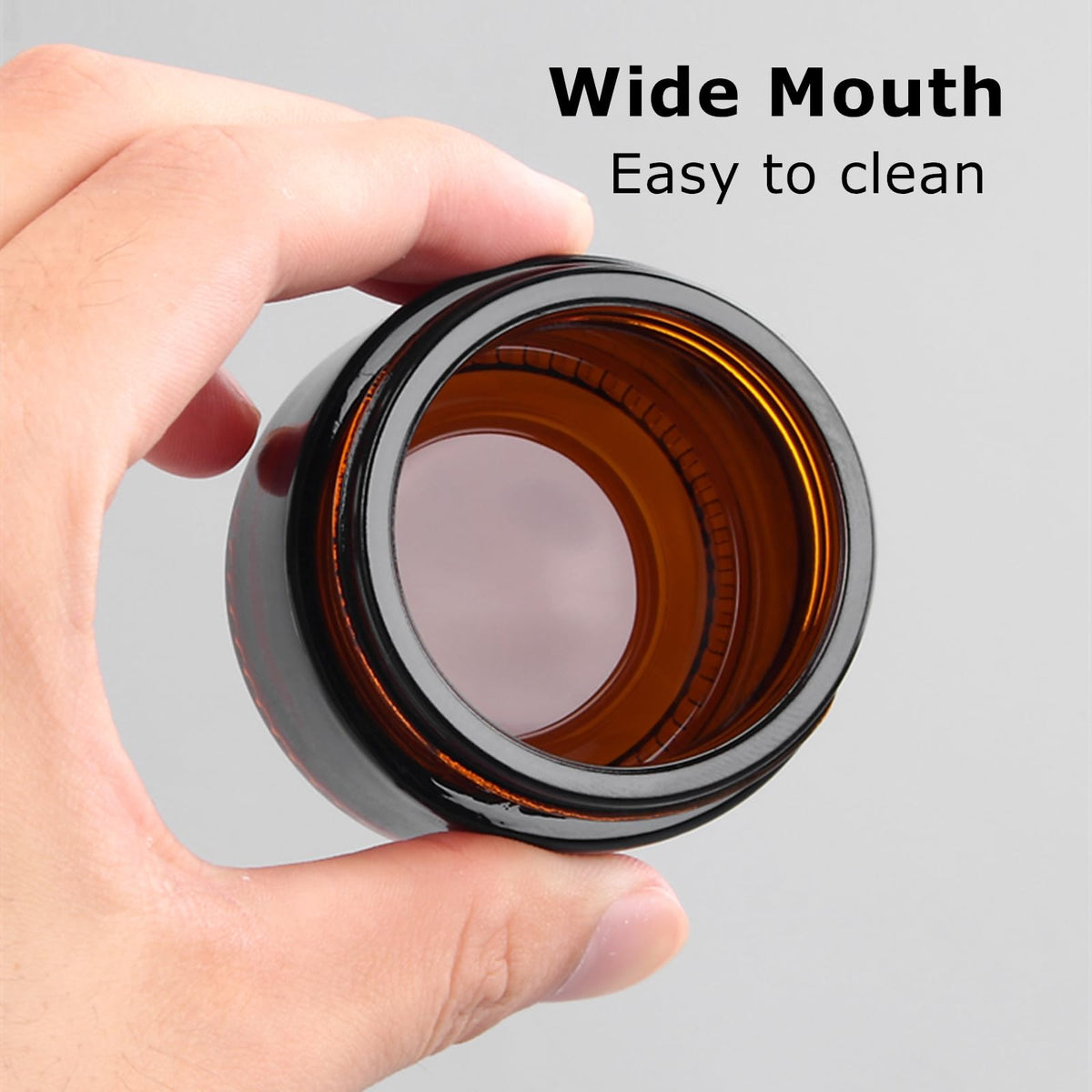 Zentriqlla 36-pack glass jars suitable for various products.