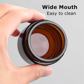 Zentriqlla 36-pack glass jars suitable for various products.