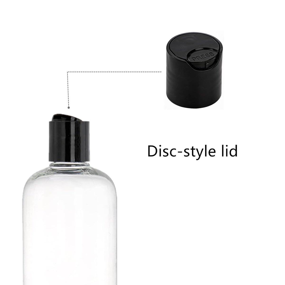 Zentriqlla BPA-free clear bottle highlights durable, reusable design.