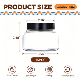 Zentriqlla BPA-free PET jar keeps cosmetics safe and clearly visible