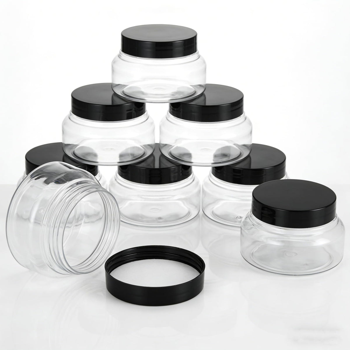 Zentriqlla empty sample jars ideal for gifting or displays.