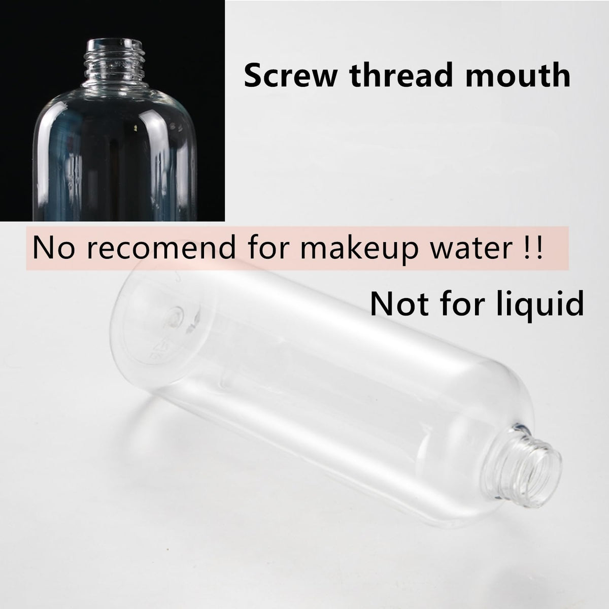 Zentriqlla refillable shampoo bottle in durable BPA-free PET.