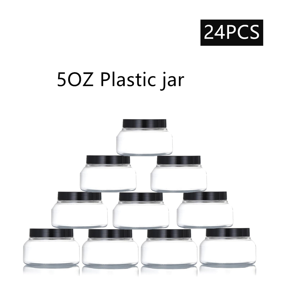 Zentriqlla sugar scrub containers suited for body scrubs and creams.