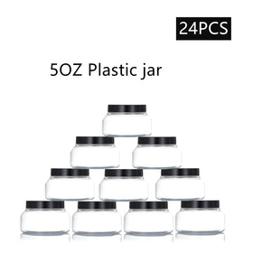 Zentriqlla sugar scrub containers suited for body scrubs and creams.