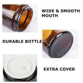 Zentriqlla travel-size cosmetic jar ideal for on-the-go routines.