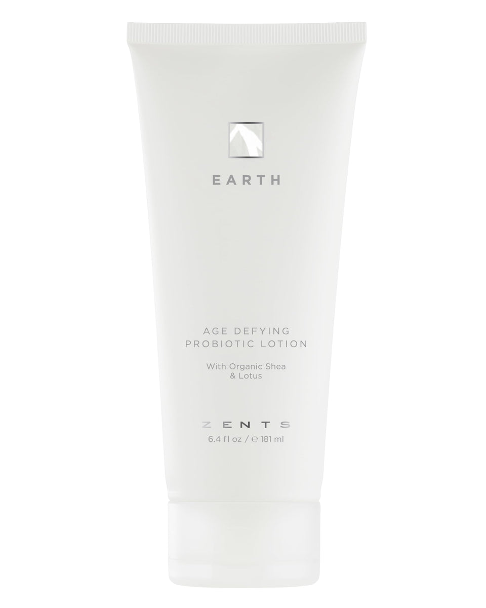Zents Age-Defying Earth lotion bottle pump for easy daily hydration