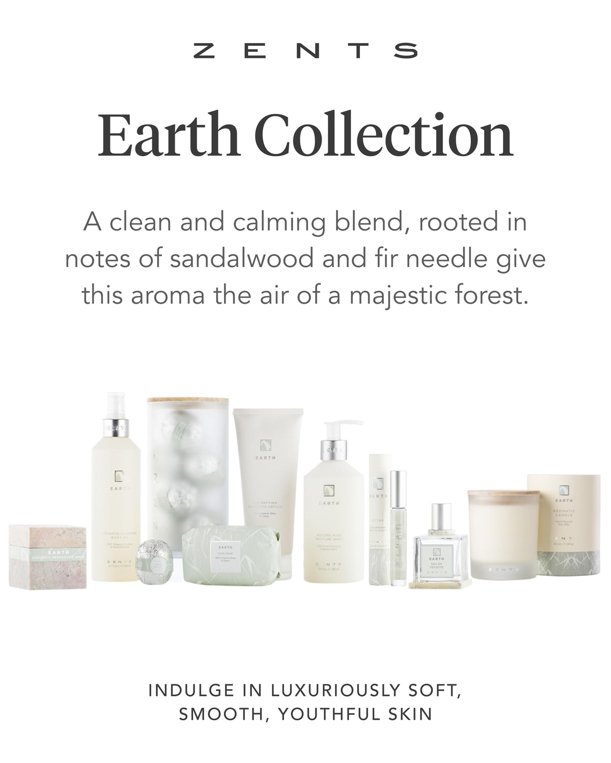 Zents Earth lotion on hands demonstrating quick absorption and even coverage