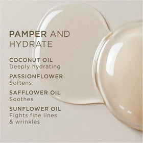 ZENTS Luminous Cashmere Body Oil on skin showing a soft, sheer glow finish.
