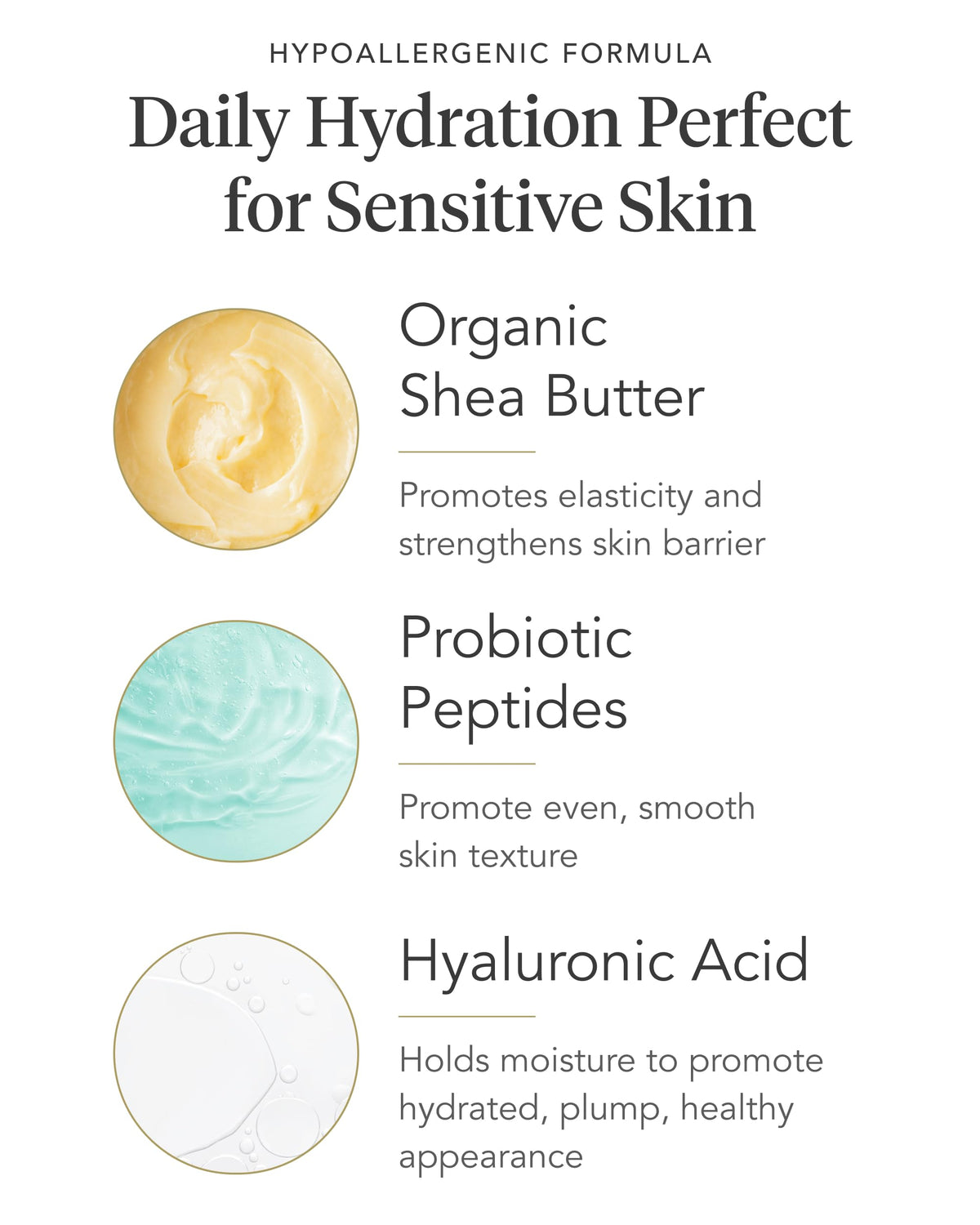 Hands applying Zents Ore lotion illustrating quick absorption and skin softening.