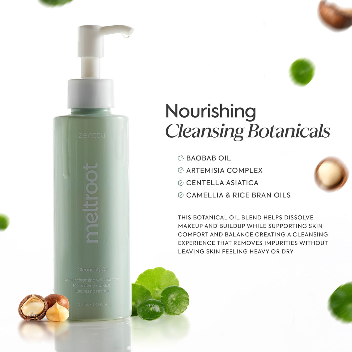 Zenttu Korean Cleansing Oil focus on skin barrier during cleansing