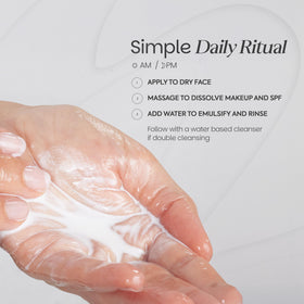 Zenttu Korean Cleansing Oil texture melt highlights silky cleansing feel