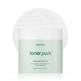 ZENTTU Korean Toner Pad refines pores for a smoother post-cleanse look.