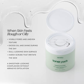 ZENTTU Toner Pad offers zero-friction application for easy use.