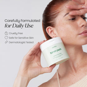 ZENTTU Toner Pad with LHA and ferments for gentle renewal.