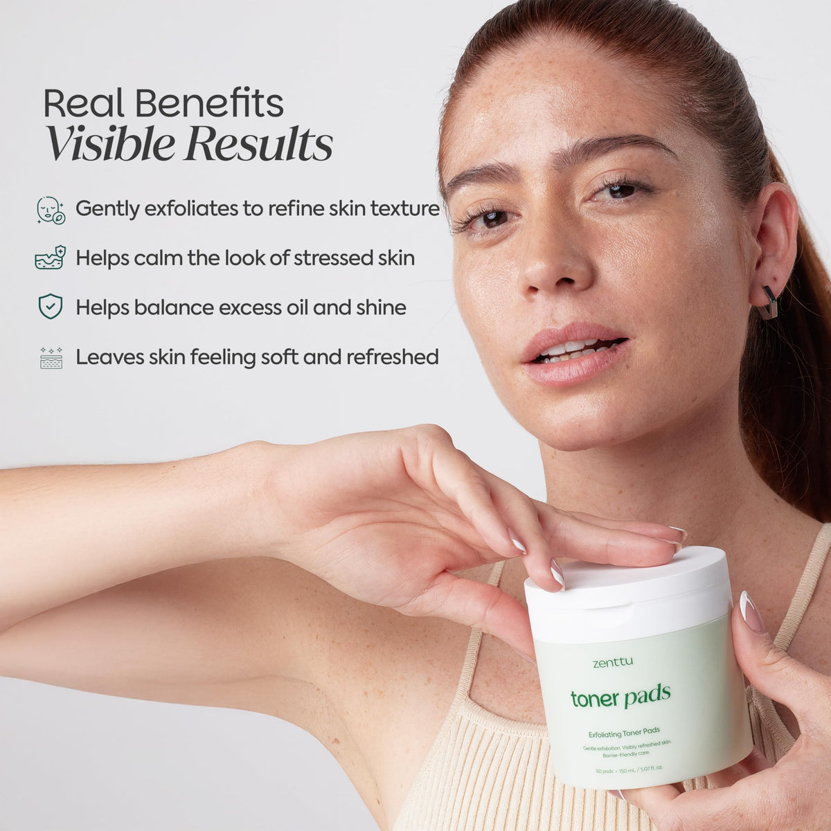 ZENTTU Unisex formula ideal for oilier, textured skin.