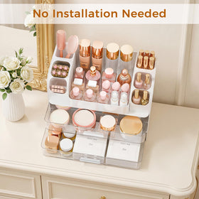 Zenvibesk makeup organizer vanity brush holders white keeps brushes within reach for daily routines.