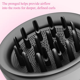 ZEPHBLOW drying-speed display suggests faster hair drying with improved texture.