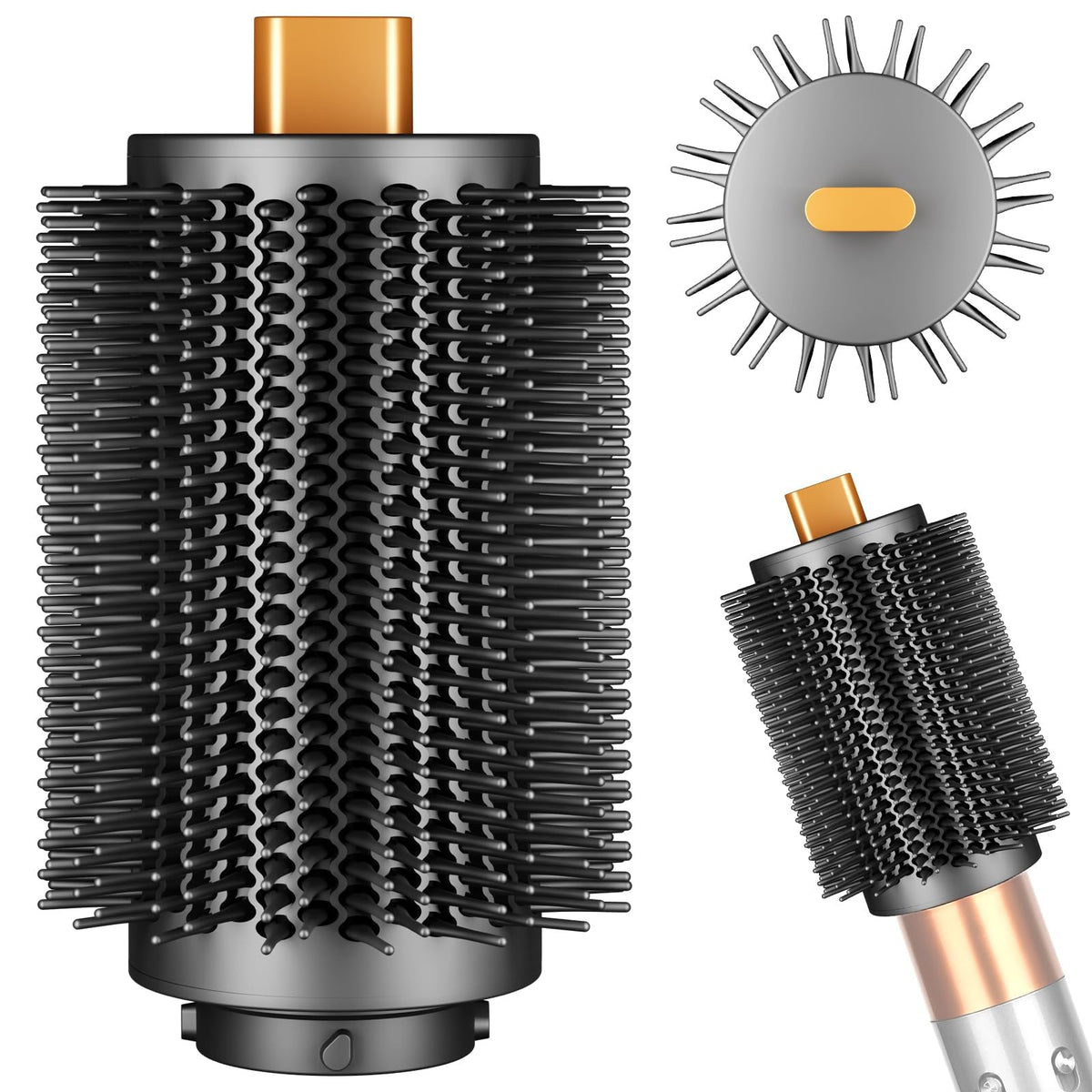 ZEPHBLOW upgraded round brush for Dyson Airwrap creates voluminous lift at roots