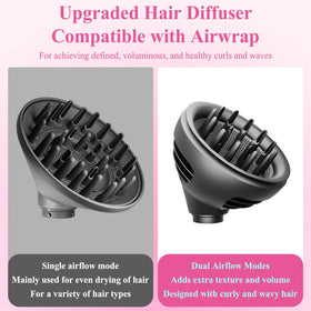 ZEPHBLOW diffuser closeup highlights the dome design for gentler, more defined styling.