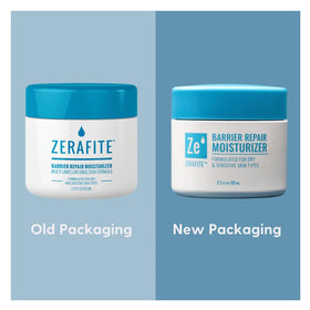ZERAFITE Barrier Repair packaging image demonstrates brand credibility and clear labels.
