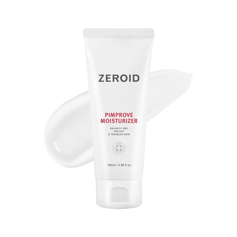 ZEROID Pimprove cream jar front for daily moisturizing.