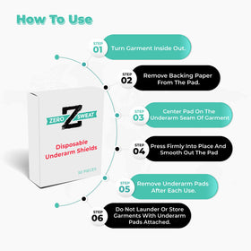 ZeroSweat pads are silk-safe and fabric-friendly for delicate clothing.