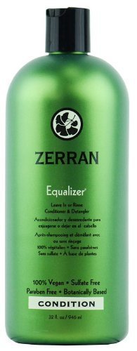 Zerran Equalizer Conditioner 32oz bottle - leave-in detangler for all hair types, adds shine and eases styling
