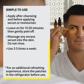 ZEST cooling eye patches soothe tired eyes during use
