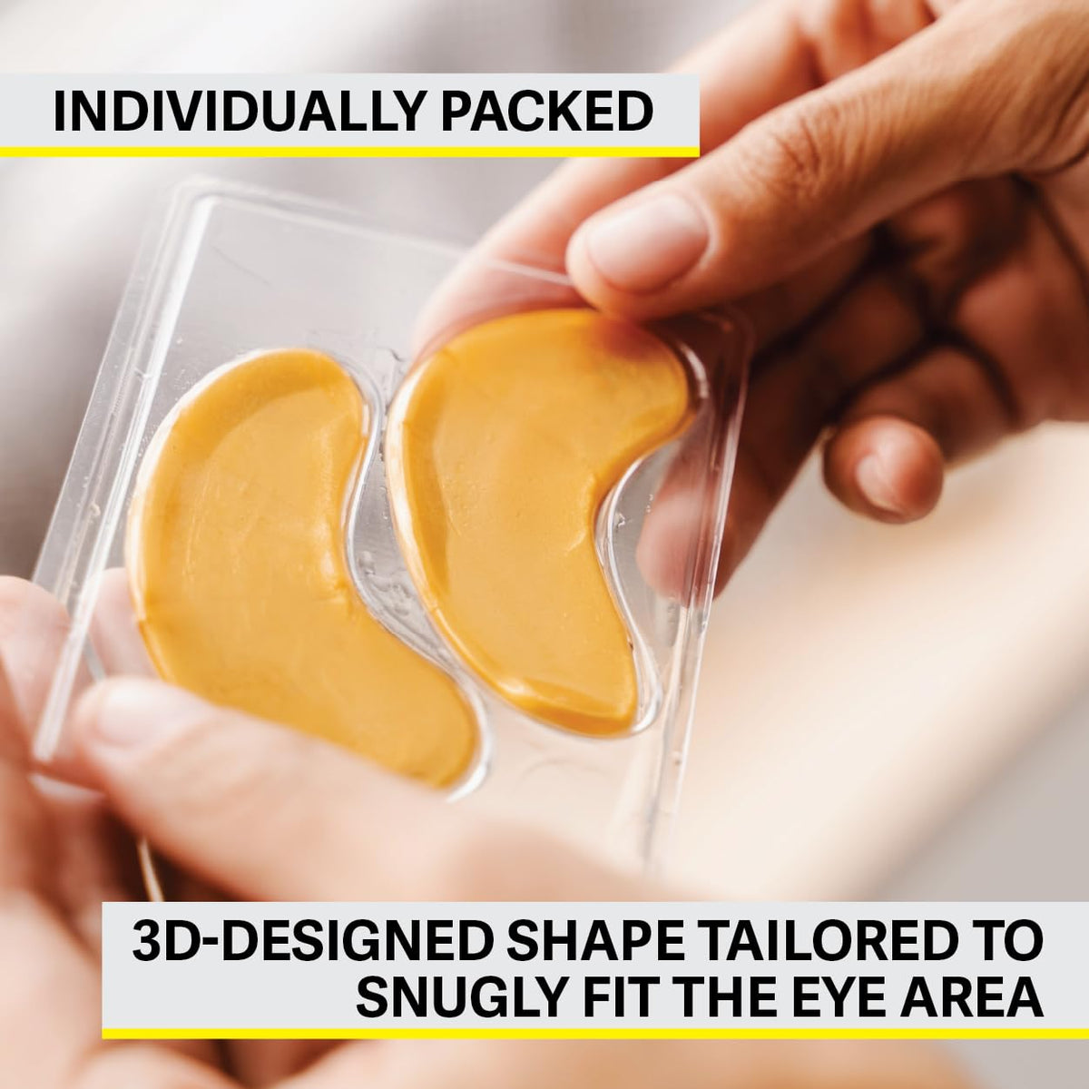 ZEST 24K gold gel patch delivers quick moisture for a refreshed look