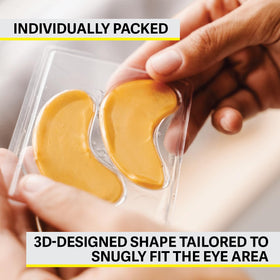 ZEST 24K gold gel patch delivers quick moisture for a refreshed look