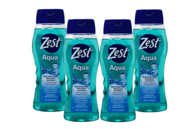 Zest Aqua Body Wash bottle front showing hydration for daily showers