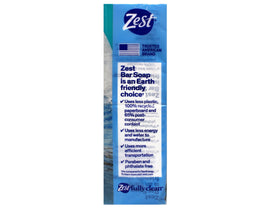 Close-up of rich lather from Zest Ocean Breeze soap for thorough cleansing.