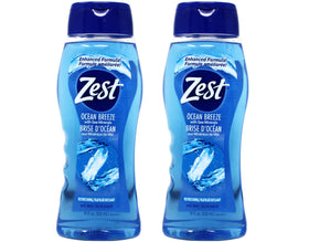 Zest Ocean Breeze bottle front view for a refreshing cleanse with sea minerals