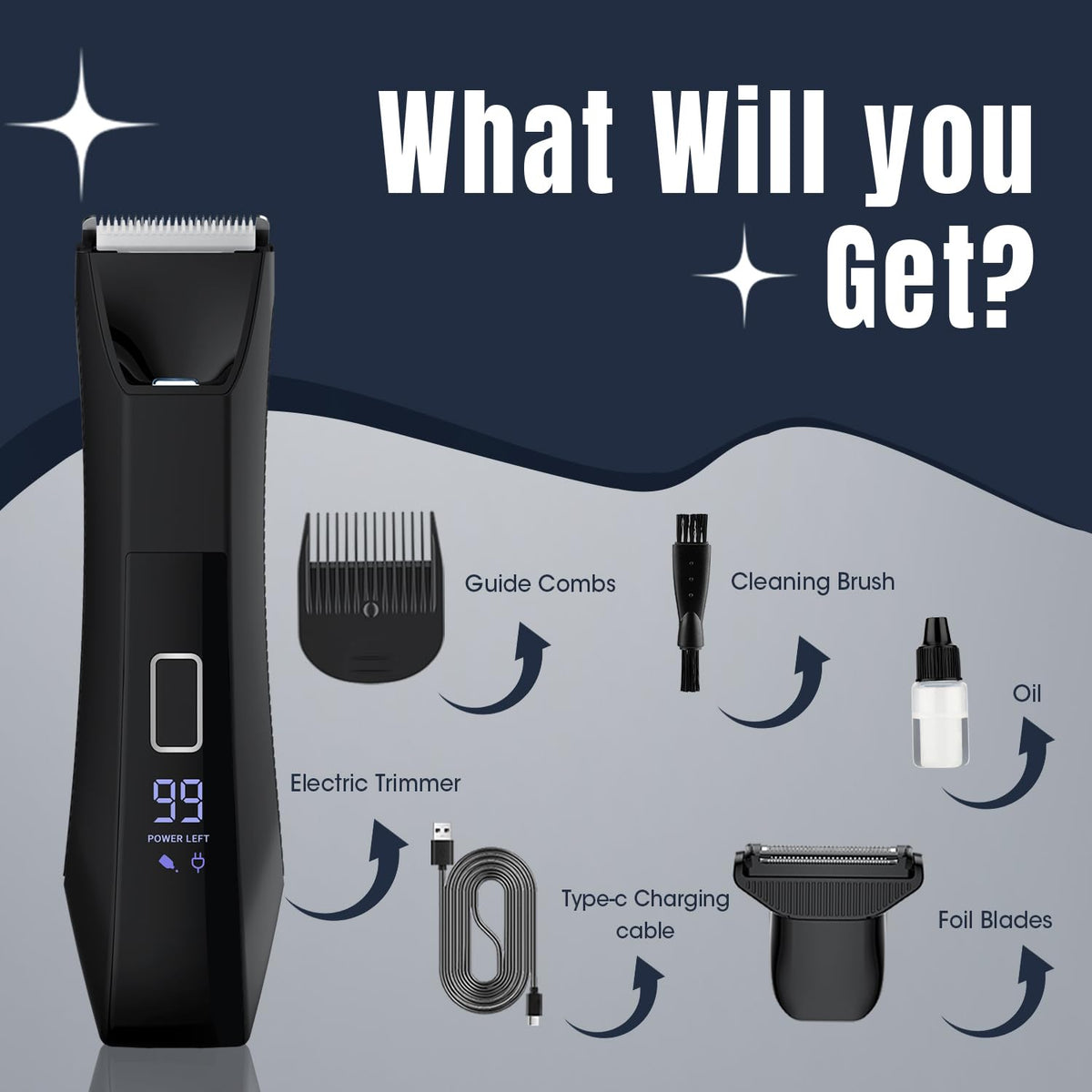 Cordless design highlighting long battery life up to 150 minutes