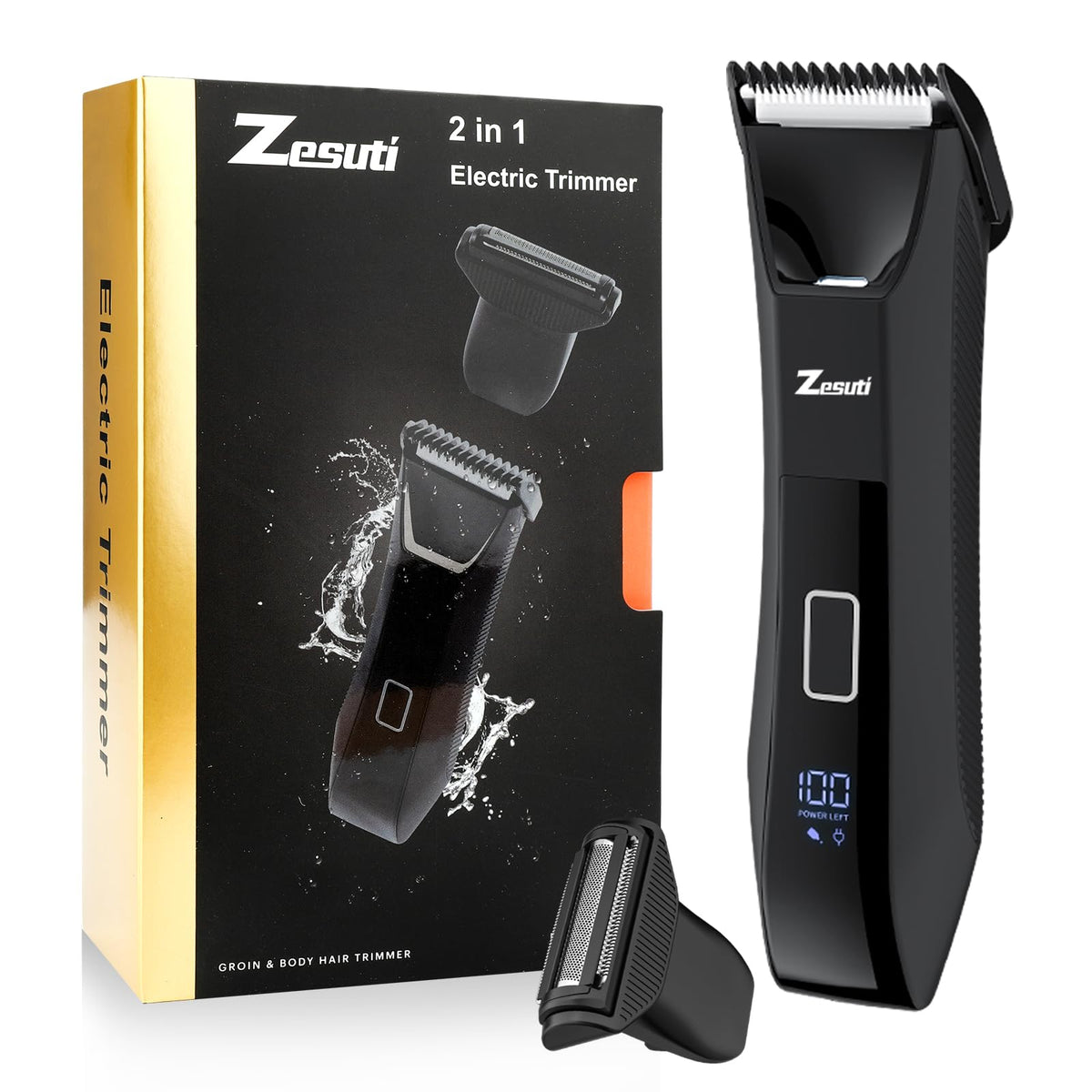 Grooming tool suitable for groin and body regions