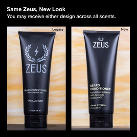 ZEUS Beard Conditioner Wash creamy lather improves manageability and softness