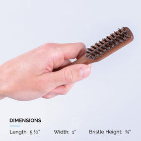 ZEUS ergonomic grip brush reduces fatigue during daily beard care