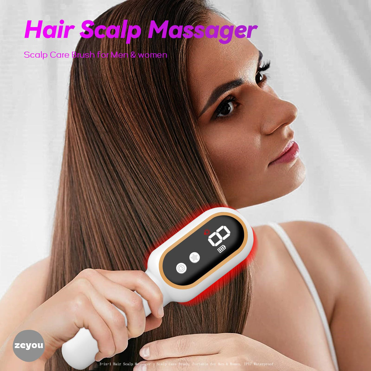 ZEYOU portable design with easy grip for versatile massage sessions.