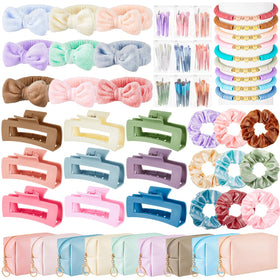 Zeyune makeup bag set with vibrant colors for graduation use and organization