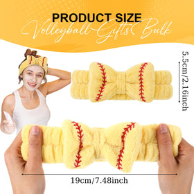 Zeyune softball headbands with yellow patterns showing team spirit during games and practice