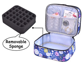 ZFZGFRCS bottom foam layer cradles 30 bottles securely.