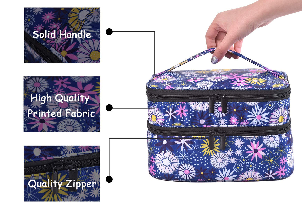 ZFZGFRCS elastic upper pockets store brushes and small accessories.