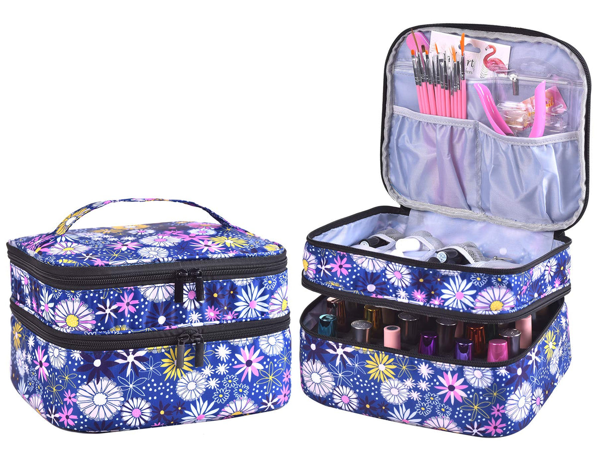 ZFZGFRCS nail polish organizer holds 30 bottles for tidy home storage.