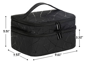 ZFZGFRCS organizer shows 30-bottle bottom foam compartments for nails