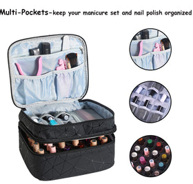 ZFZGFRCS nail polish case with top handle for portable use